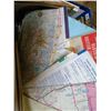 Image 2 : Box of various maps