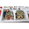 Image 2 : Christmas figurines and houses & Tall Decorative Santa