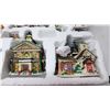 Image 3 : Christmas figurines and houses & Tall Decorative Santa