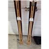 Image 4 : Pair of wooden skiis - 5ft 9" Long