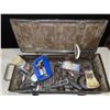 Image 1 : Metal Tool Box 25"x10.5"x6" with Assorted Tools/parts/etc.