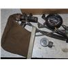 Image 3 : Box of grease guns, air pressure gauges, hoses, etc.
