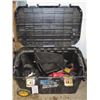 Image 1 : Mastercraft heavy duty 29"x17"x17.5" portable storage box with assorted tools/parts/etc.
