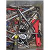 Image 3 : Heavy duty plastic storage bin with assorted wrenches, screw drivers, etc.