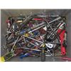 Image 4 : Heavy duty plastic storage bin with assorted wrenches, screw drivers, etc.