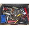 Image 2 : Lot of assorted tools with brown suitcase