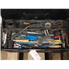 Image 2 : Metal tool box 26.5"x12"x14.5" with assorted tools