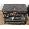 Image 5 : Metal tool box 26.5"x12"x14.5" with assorted tools