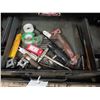 Image 7 : Metal tool box 26.5"x12"x14.5" with assorted tools