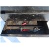 Image 5 : Large Metal tool box 26"x18"x28.5" with assorted tools, etc.