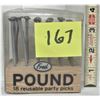 Image 1 : new 2008 Fred boxed set 18 reusable party picks (bent nails)