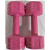 Image 2 : pair life gear pink 2.5 lb. dumbbells