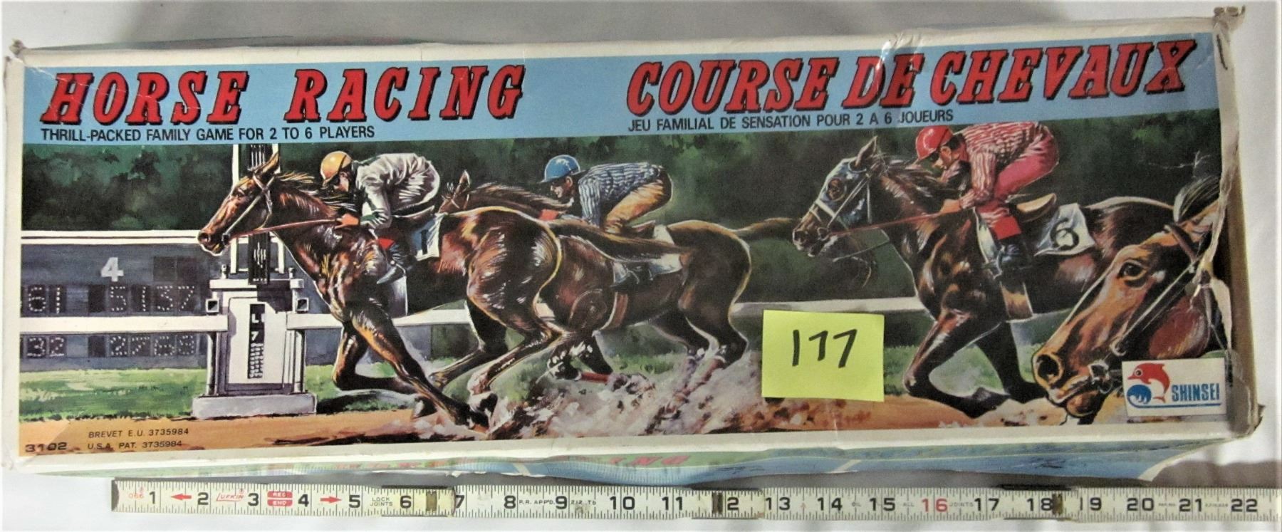 Junbinwon Electronic Horse Racing Game - 6 Player Tabletop Game With Cards And Marker