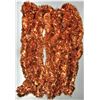 Image 2 : four 9' strands 6" diameter shiny copper color Christmas tinsels