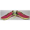 Image 3 : pair size 10 under armor hot pink + fluorescent yellow runners