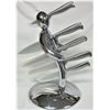 Image 2 : 5 Piece Stainless steel knives with unique cathartic knife holder