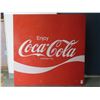 Image 1 : Coca-Cola metal sign (44"x 44"x 1.5")