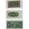 Image 2 : 1900, 1923  Dominion of Canada 25 cent bank notes, 1937 1 dollar Canada note