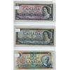 Image 1 : 1954 Canada 10 Dollar bill, 1954 Canada 5 dollar bill, 1979 Canada 5 dollar bill