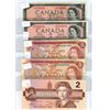 Image 1 : (2x 1954, 2x 1974 , 1x 1986) Canada 2 dollar bills,