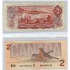 Image 5 : (2x 1954, 2x 1974 , 1x 1986) Canada 2 dollar bills,