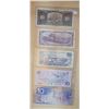 Image 2 : Set of 5 Canada 10 Dollar bills (1937, 1954, 1971, 1989, 2009,)