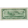 Image 2 : 1954 Canada 1 dollar bill