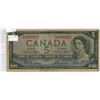 Image 1 : 1954 Devil's Face Canada $5.00 five dollar bill