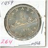 Image 1 : 1959 Canada Silver dollar  - MSG3