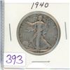 Image 1 : 1940s USA silver half dollar