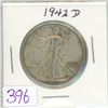 Image 1 : 1942d USA silver half dollar