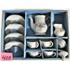 Image 2 : new 11 pc set miniature porcelain tea set boxed