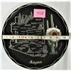 Image 2 : 2 vintage round metal souvenir serving platters both Arizona