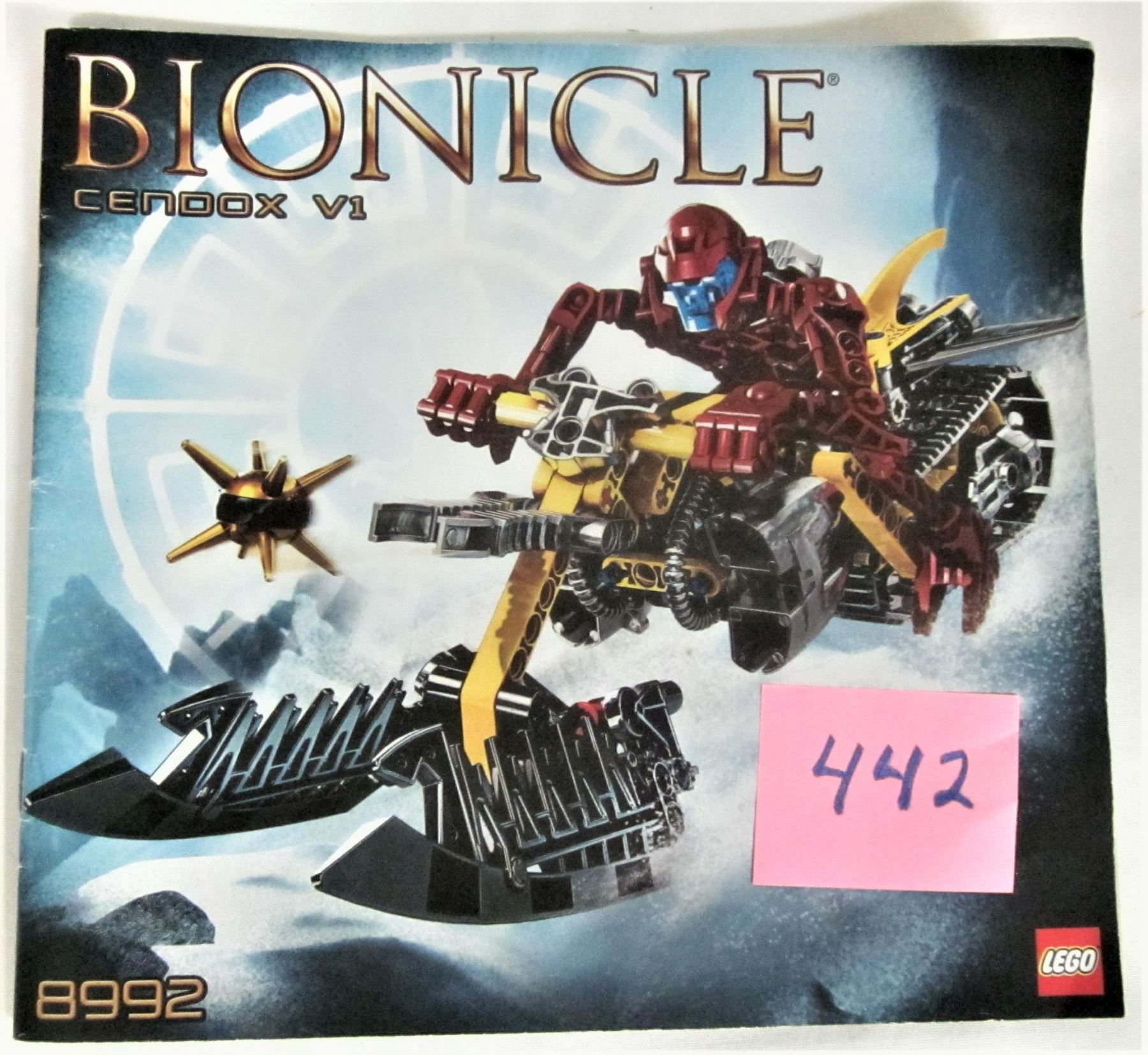 2009 Lego Bionicle 8992 Cendox VI 151 piece 100% Schmalz Auctions