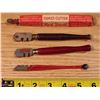 Image 1 : 4 glass cutters