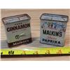 Image 1 : 2 Malkins Spice Tins