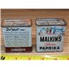 Image 2 : 2 Malkins Spice Tins