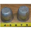 Image 7 : 3 Aluminum measuring ladles + 3 tin cups