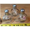 Image 3 : 3 mini glass lamps + Antique Door knob