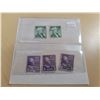 Image 1 : 5 USA stamps - 2 RARE green George Washington, 3 Jefferson