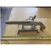 Image 1 : vintage heavy brass flintlock pistol on stand 12" - decorative