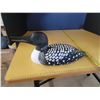 Image 1 : hand carved & painted loon signed by Gary Boyd 14"x4.5"