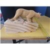 Image 1 : hand carved mountain lion 12"L x 8"H