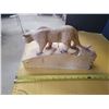Image 3 : hand carved mountain lion 12"L x 8"H