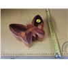 Image 1 : hand crafted wooden buterfly puzzle keepsake box