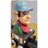 Image 4 : Folk Art Hand Carved and painted Wooden Train, conductor and passengers