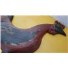 Image 3 : Large Wooden Painted Rooster with hanging pegs Country Decor