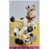 Image 1 : Cow Wine Bottle Holder, 9 inches tall