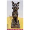 Image 1 : Egyptian Cat Statue “King Tutankhamen”  16 inches tall x 9 1/2 inches