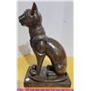 Image 2 : Egyptian Cat Statue “King Tutankhamen”  16 inches tall x 9 1/2 inches
